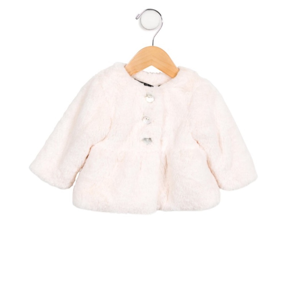 Lili Gaufrette faux fur swing jacket